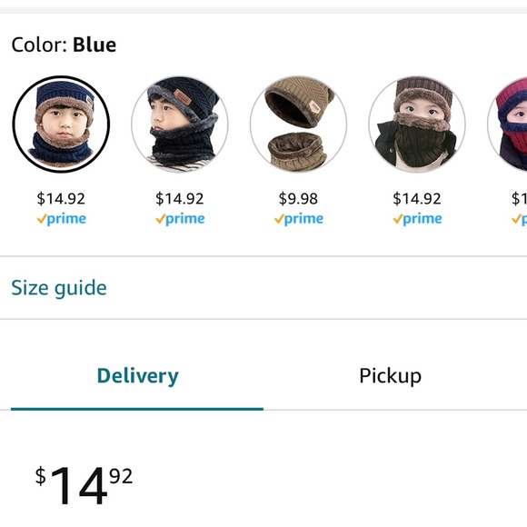 Kids Winter Hat and Scarf Set, 2Pcs Warm Knit Beanie Cap and Scarf 2 Set - Picture 2 of 8